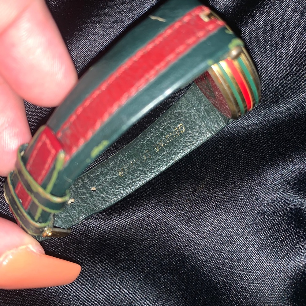 Vintage Gucci leather watch - Picture 2 of 6